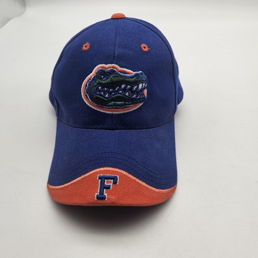 Florida Gators Hat Cap Strap Back Mens One Size Blue NCAA Football Top Of World